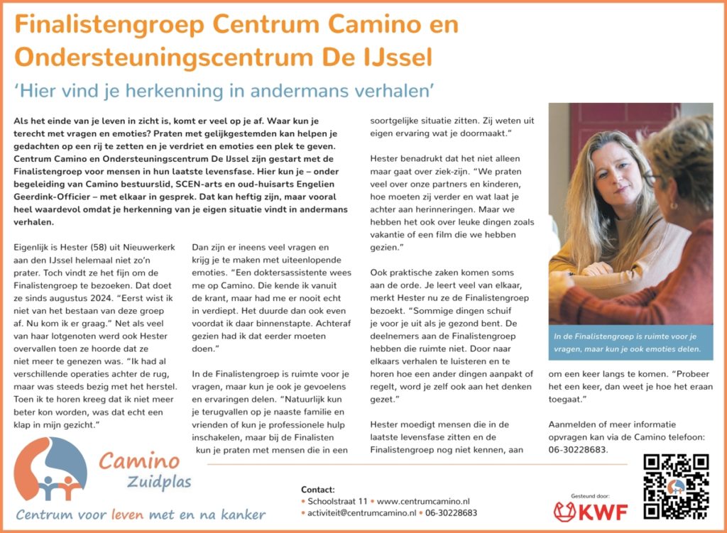 Finalistengroep Camino